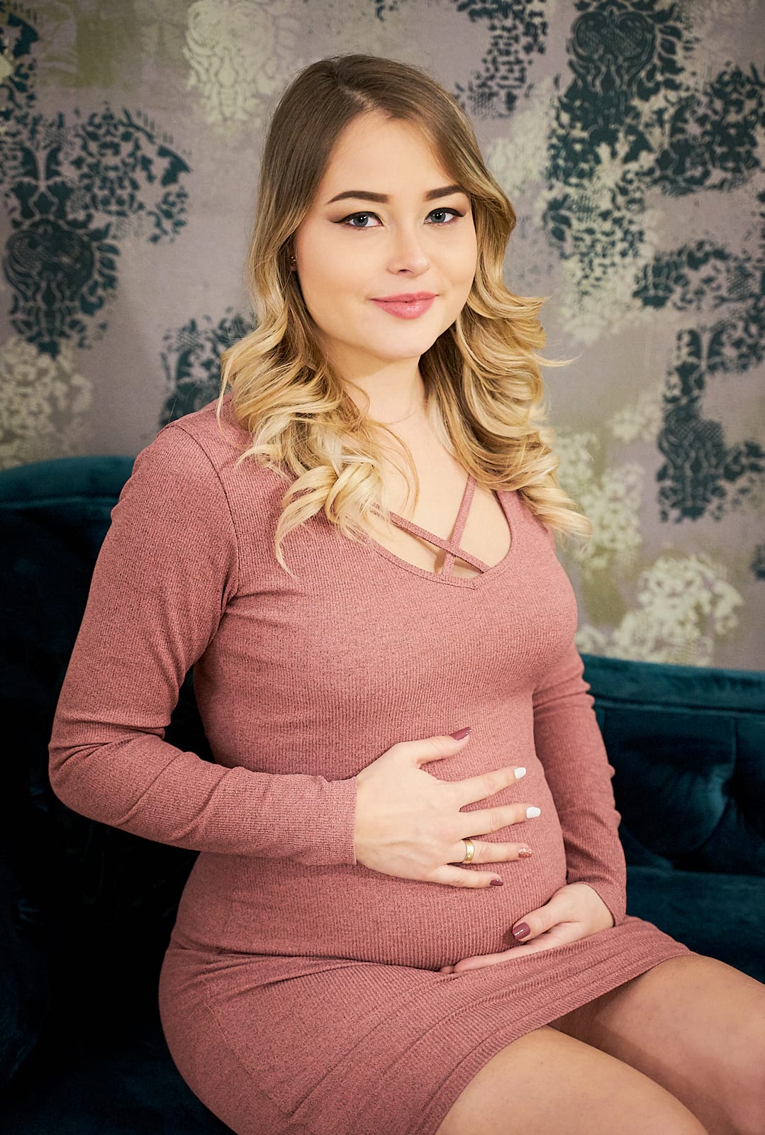 Bea és Gabi terhes fotózás