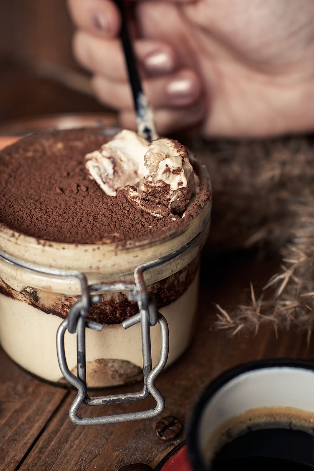 Megkezdett tiramisu